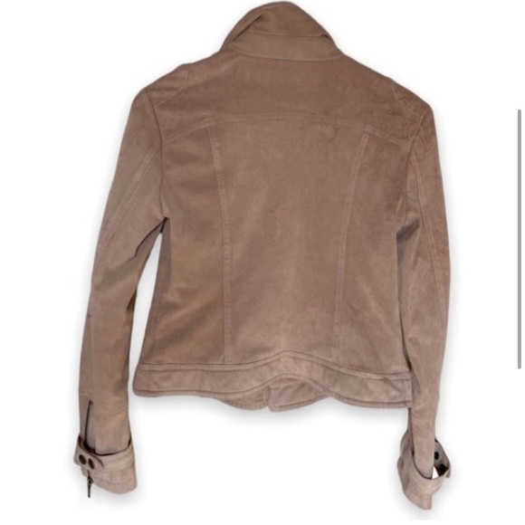 Blanc Noir Suede Zip-up Jacket XS - Picture 3 of 7